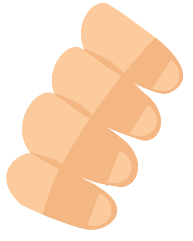 手